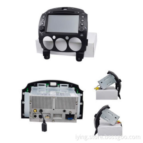 Special Car DVD Player for Mazda 2 with PAL/NTSC or SECAM Compatible
